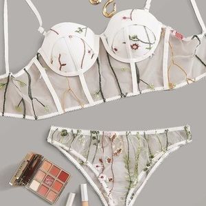 Lingerie with Corset Top Bra